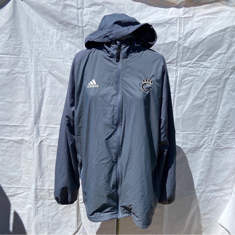 Adidas Mens Size XL CLEMSON TIGERS Full Zip Hooded Jacket